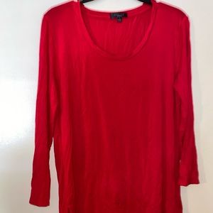 Red Long sleeve shirt